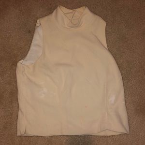 Jones New York cream top size 8